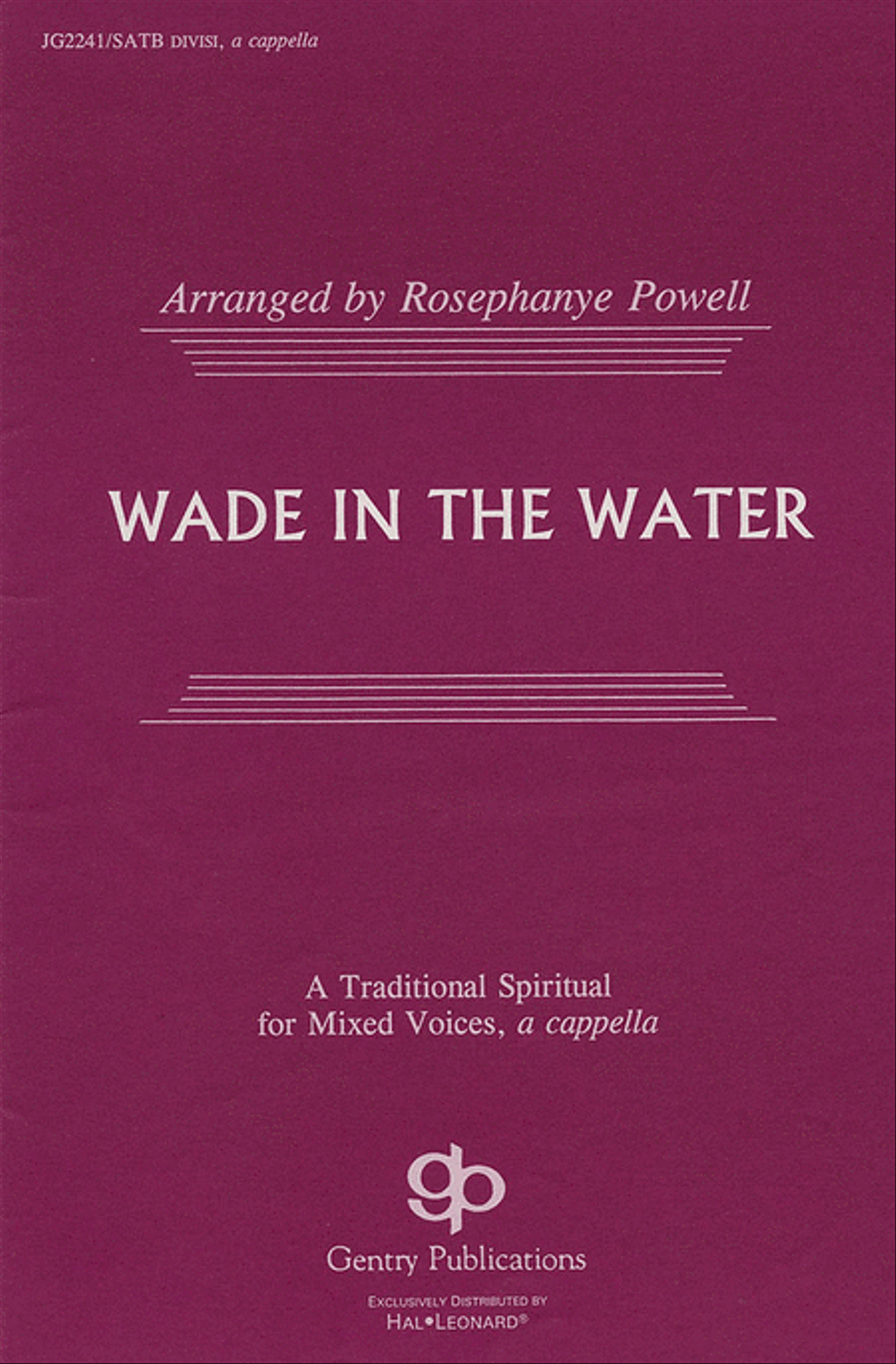 Wade in the Water Wade in the Water Divisi scores gallery preview page 1