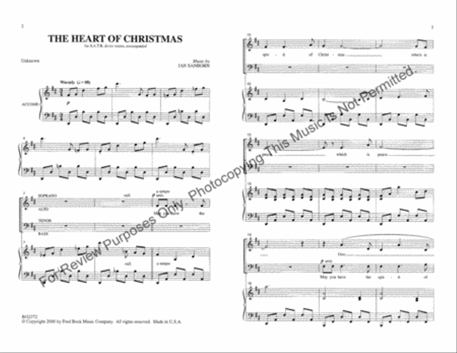 The Heart of Christmas The Heart of Christmas Divisi scores gallery preview page 2