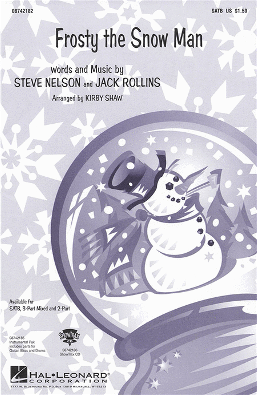 Frosty the Snow Man Frosty the Snow Man 4-Part scores gallery preview page 1