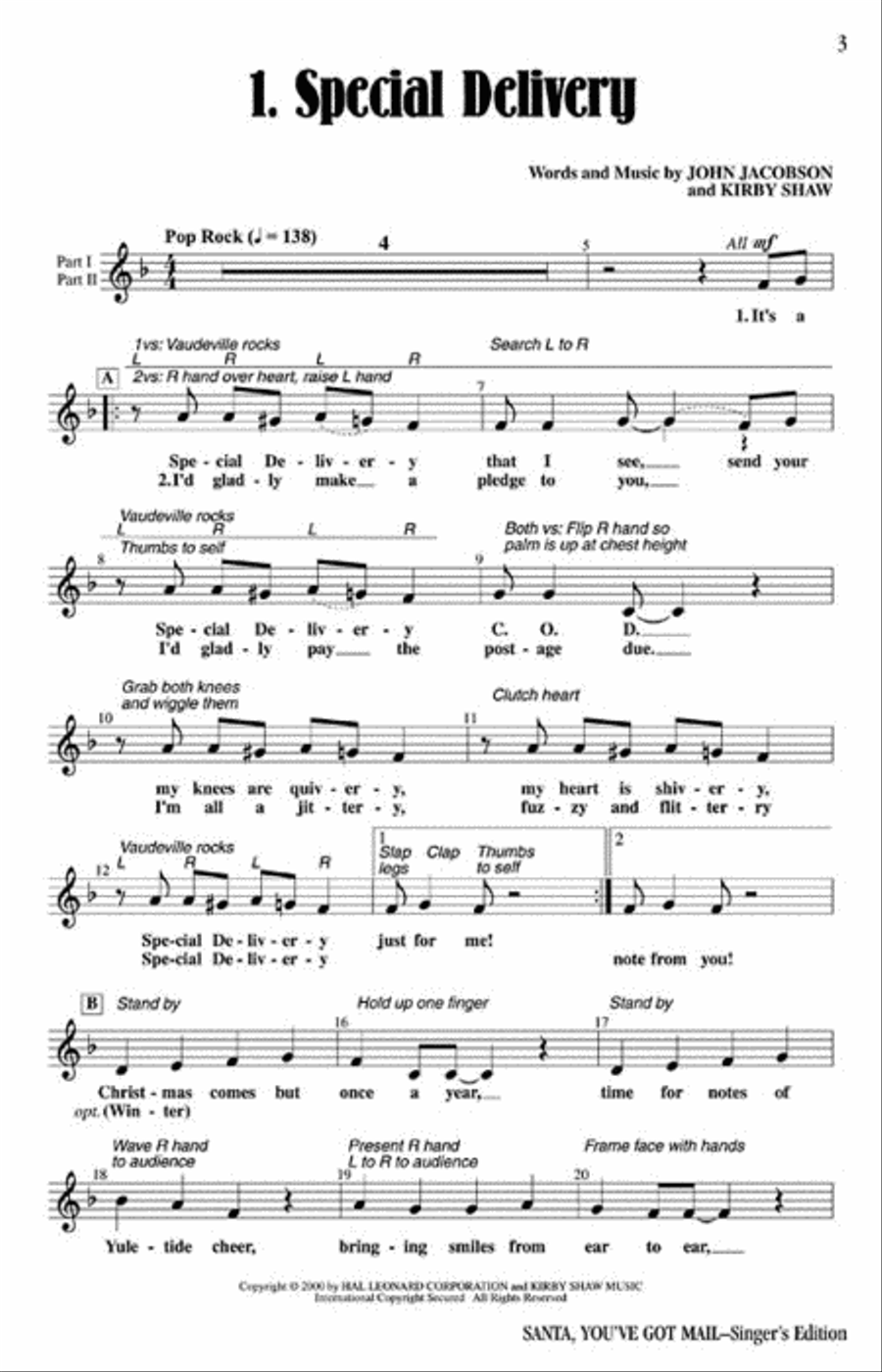 Santa, You've Got Mail (An International Holiday Celebration) - Preview CD (CD only) Choir scores gallery preview page 2