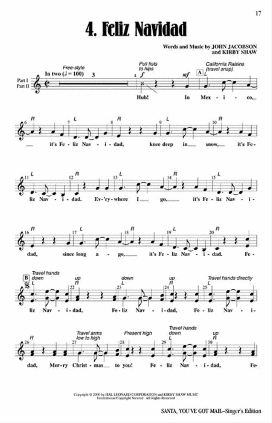 Santa, You've Got Mail (An International Holiday Celebration) - Preview CD (CD only) Choir scores gallery preview page 4