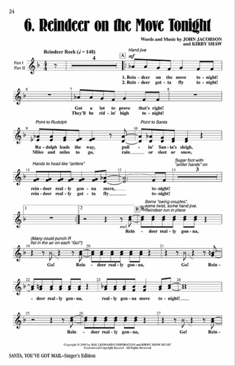Santa, You've Got Mail (An International Holiday Celebration) - Preview CD (CD only) Choir scores gallery preview page 6