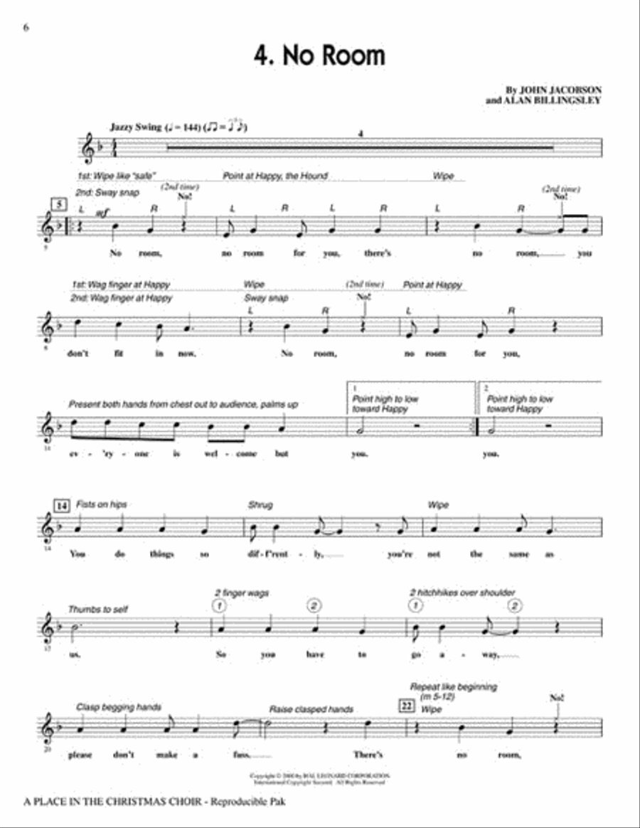 A Place in the Christmas Choir - Preview CD (CD only) Choir scores gallery preview page 3