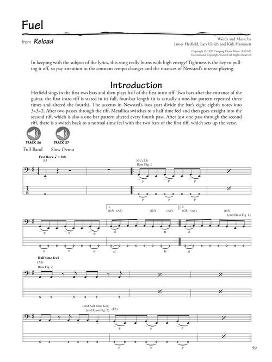 Bass Legendary Licks Bass Legendary Licks Bass Guitar Tablature scores gallery preview page 6