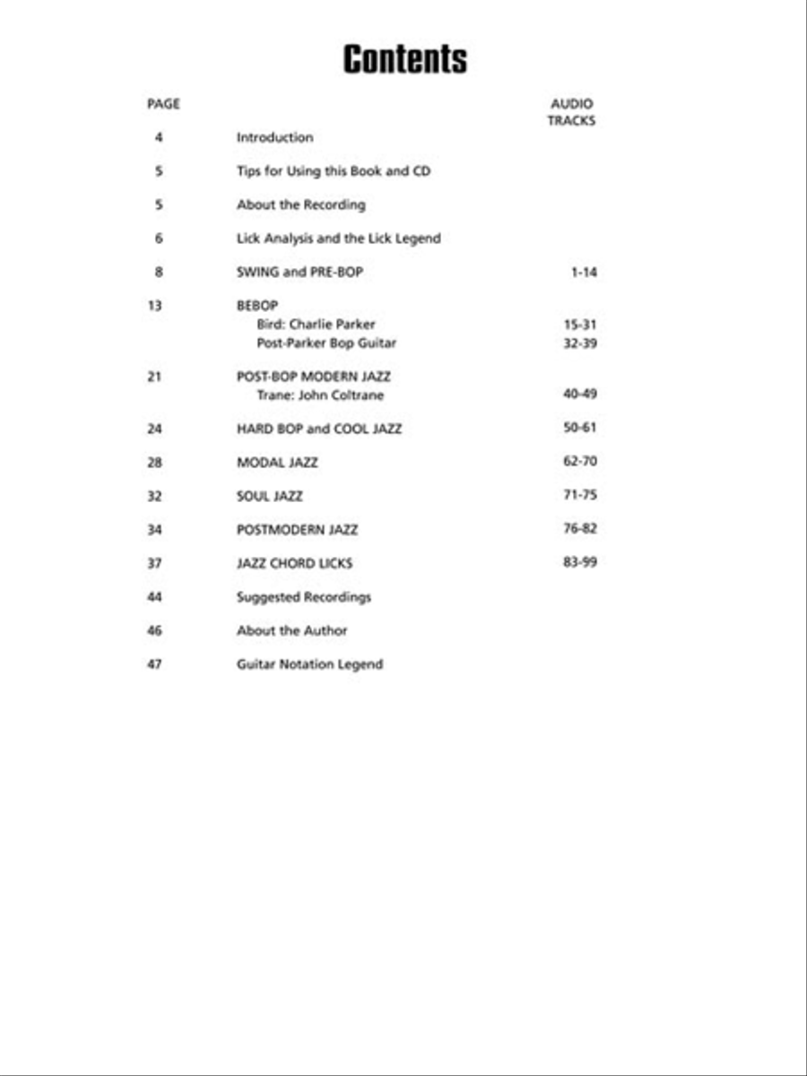 101 Must-Know Jazz Licks 101 Must-Know Jazz Licks Electric Guitar scores gallery preview page 3