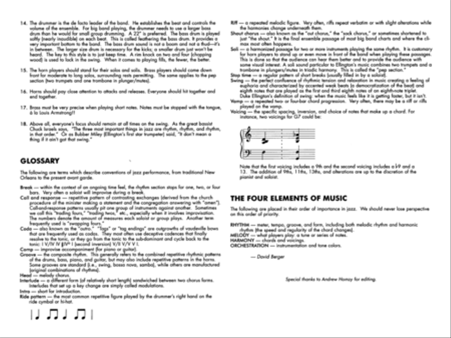 I Let a Song Go Out of My Heart Jazz Ensemble scores gallery preview page 4