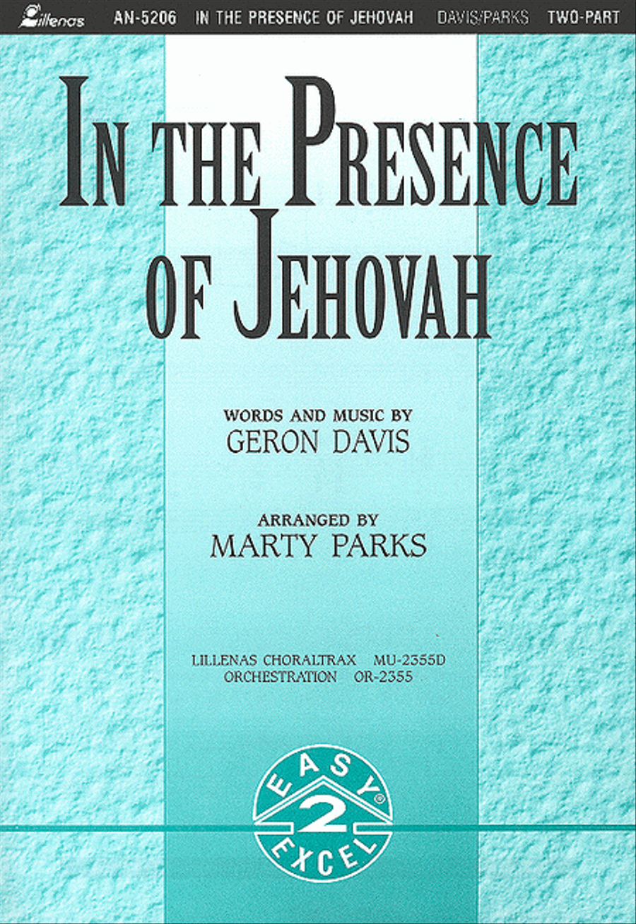 In the Presence of Jehovah (Anthem) 2-Part scores gallery preview page 1
