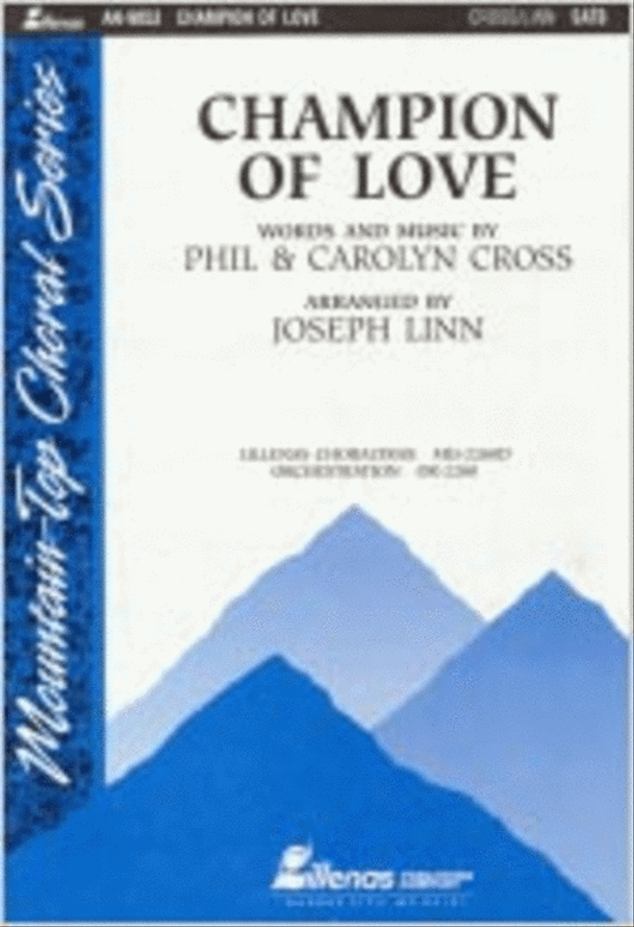 Champion of Love (Anthem) Choir scores gallery preview page 1