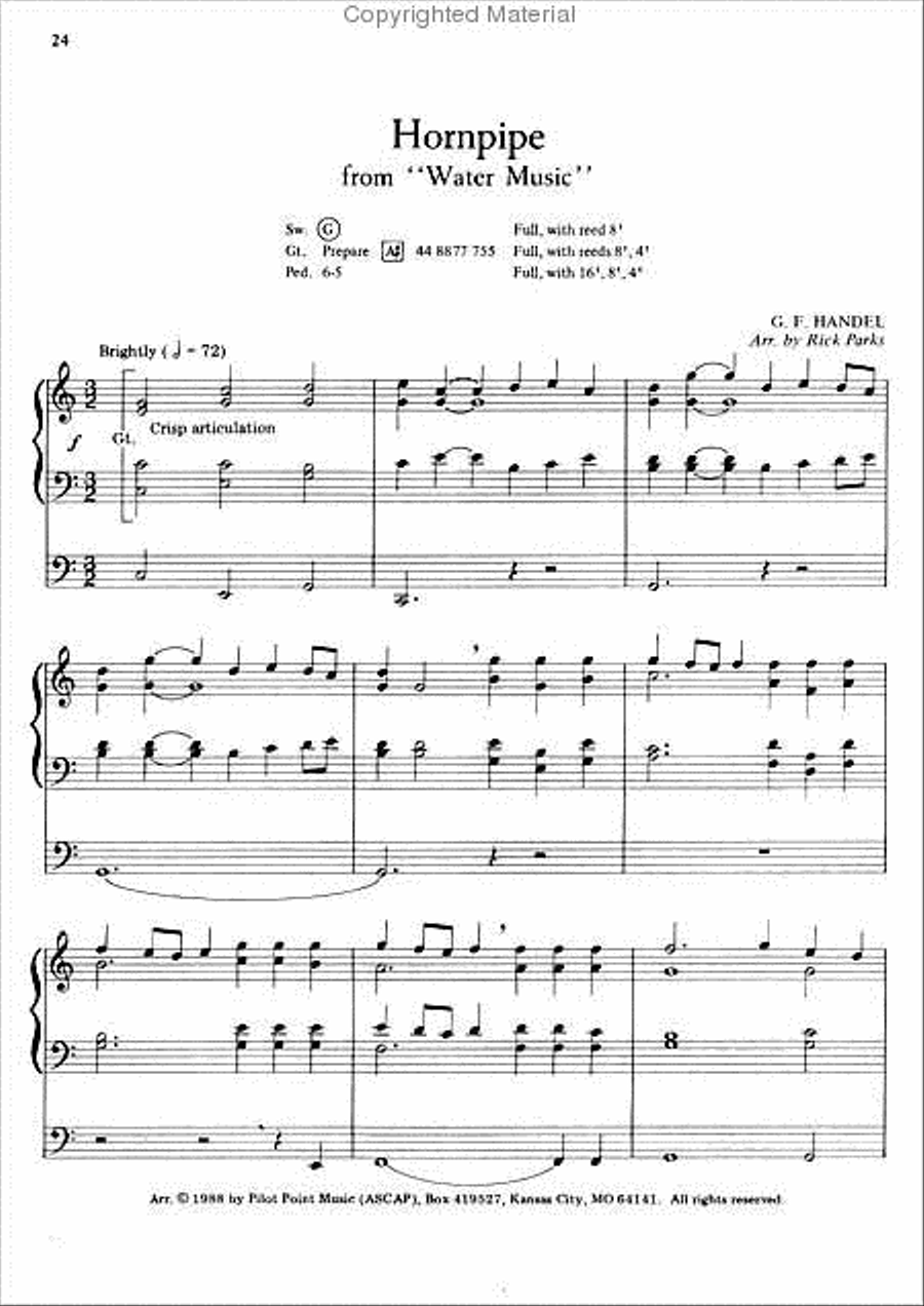 The Classical Organist Organ scores gallery preview page 2