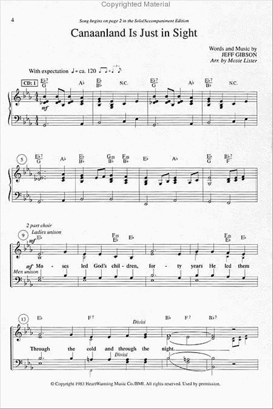 Canaanland Classics (Book) SATB scores gallery preview page 3