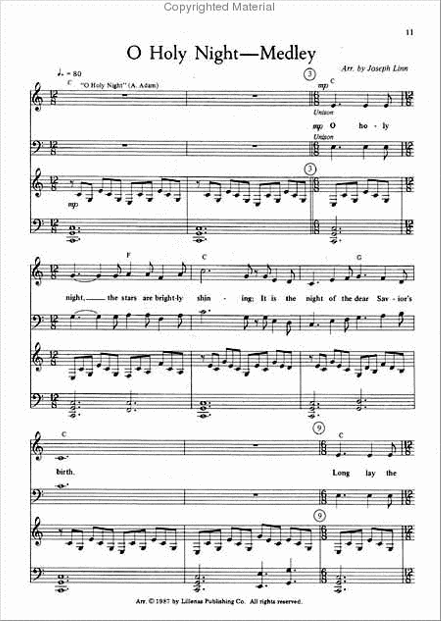Call Him Jesus (Book) 4-Part scores gallery preview page 4