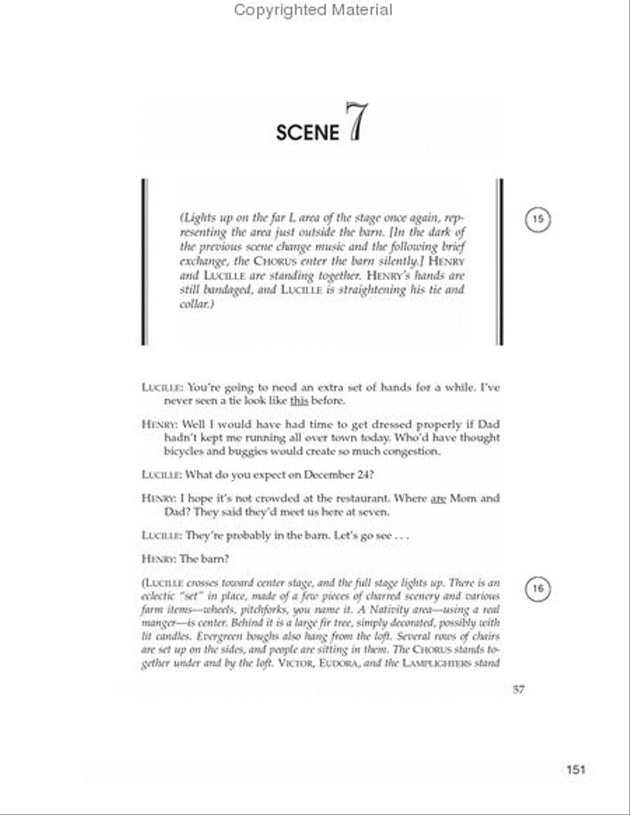 Four Tickets to Christmas (Book) 4-Part scores gallery preview page 6
