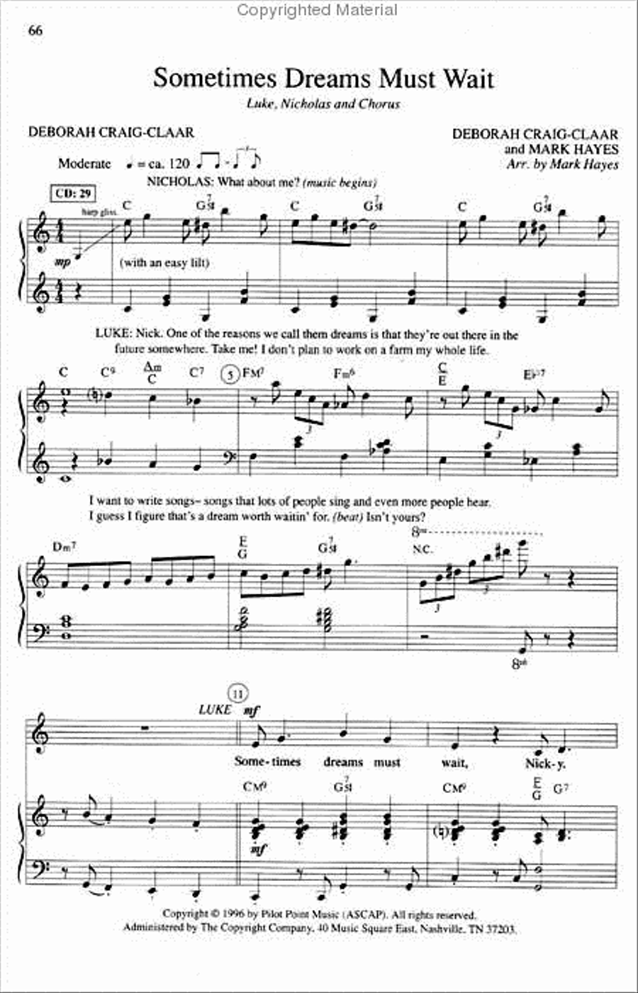 Four Tickets to Christmas (Book) 4-Part scores gallery preview page 9