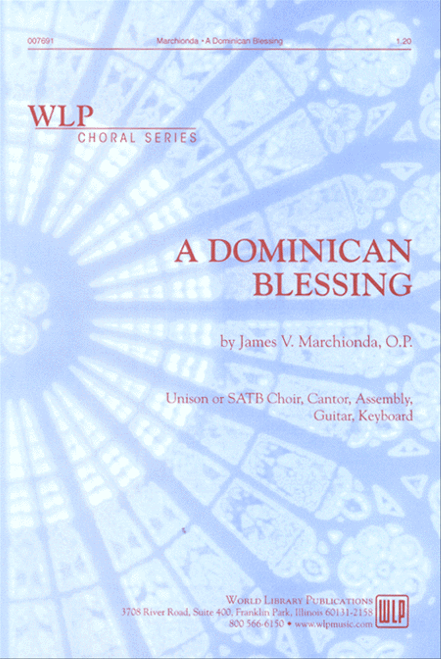 A Dominican Blessing Choir scores gallery preview page 1