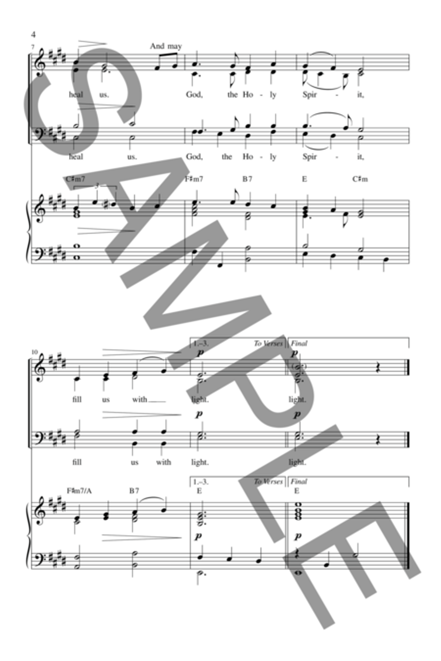 A Dominican Blessing Choir scores gallery preview page 3