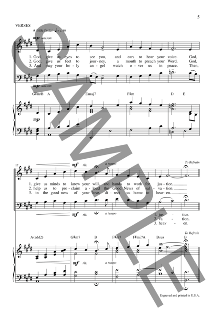 A Dominican Blessing Choir scores gallery preview page 4