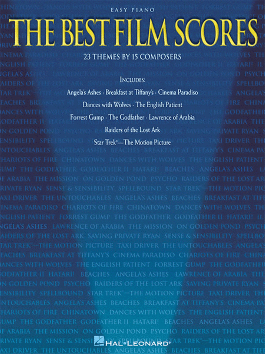 The Best Film Scores - Easy Piano Easy Piano scores gallery preview page 1