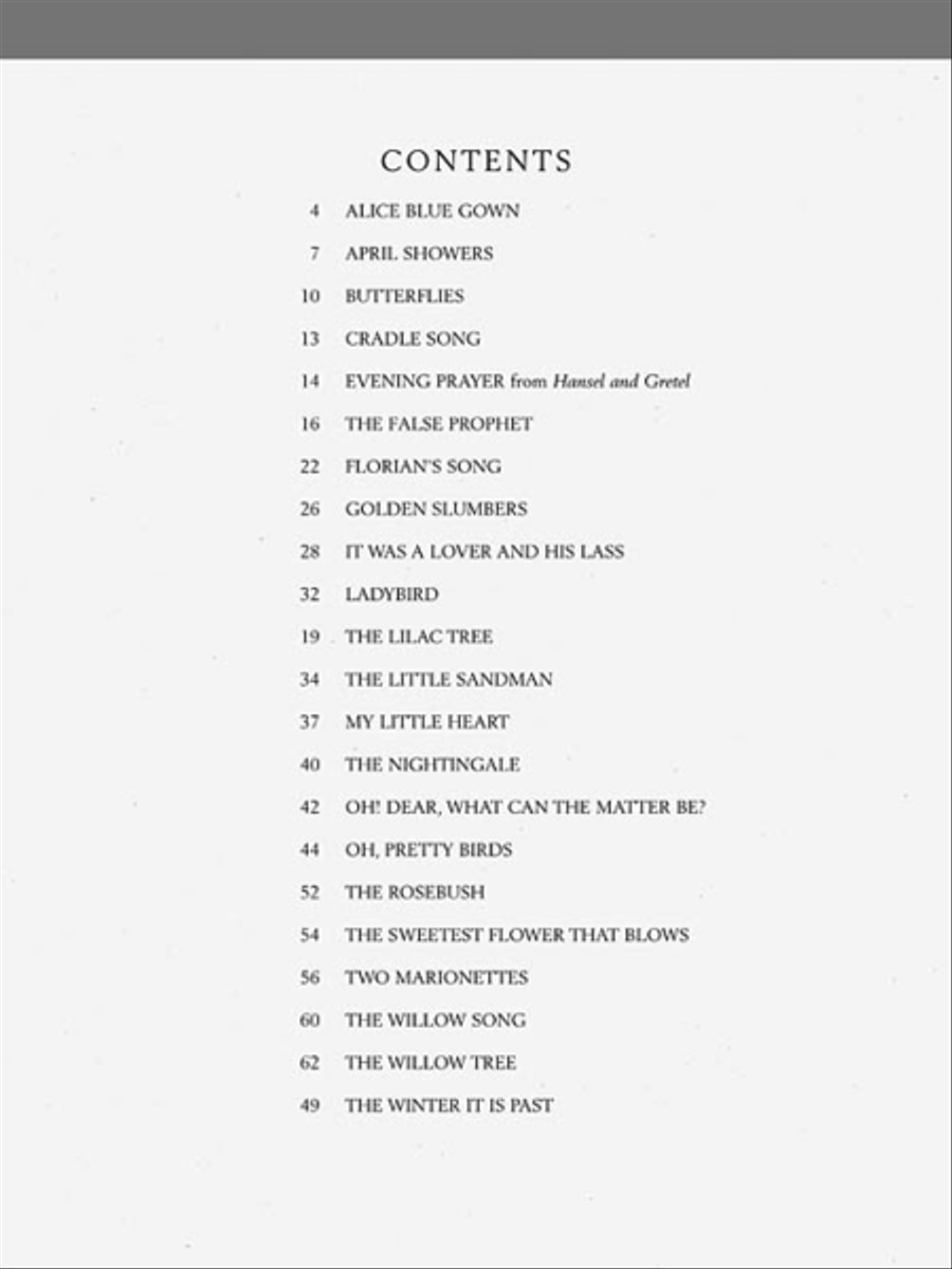 Easy Songs for the Beginning Soprano Voice scores gallery preview page 4