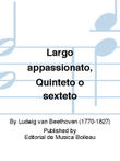 Largo appassionato, Quinteto o sexteto