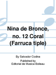 Nina de Bronce, no. 12 Coral (Farruca tiple)