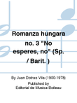 Romanza hungara no. 3 