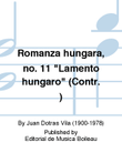 Romanza hungara, no. 11 