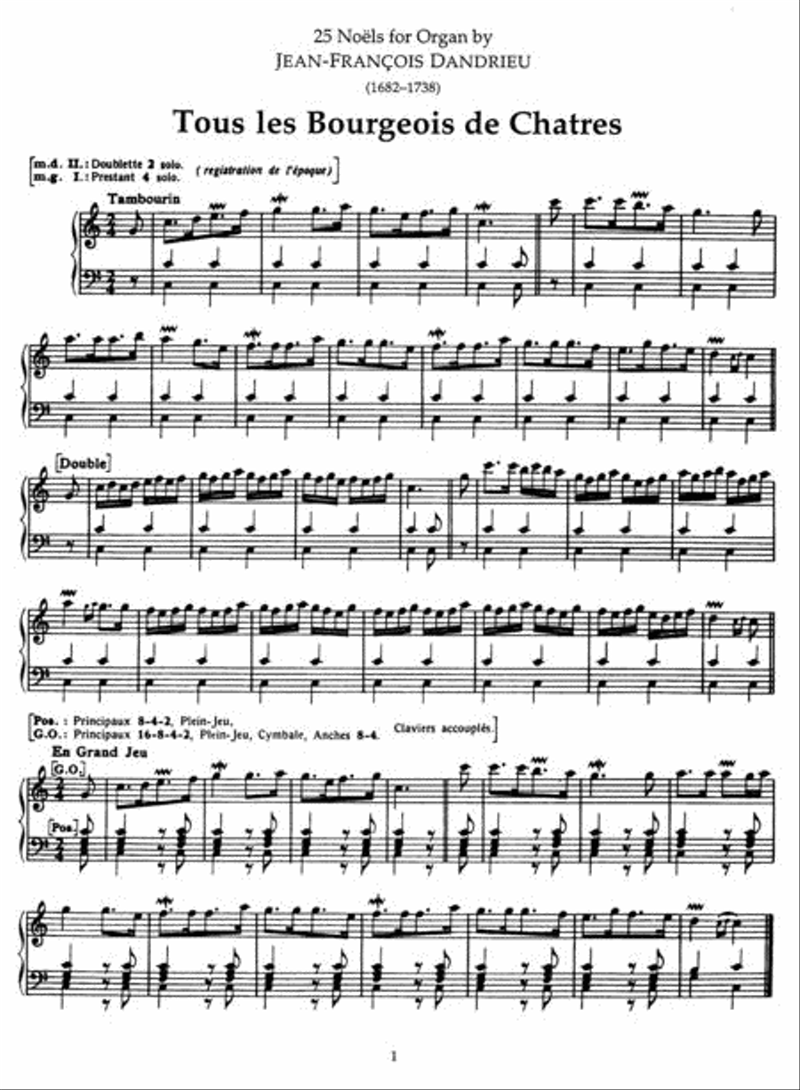 French Noëls for Organ French Noëls for Organ Organ Solo scores gallery preview page 2