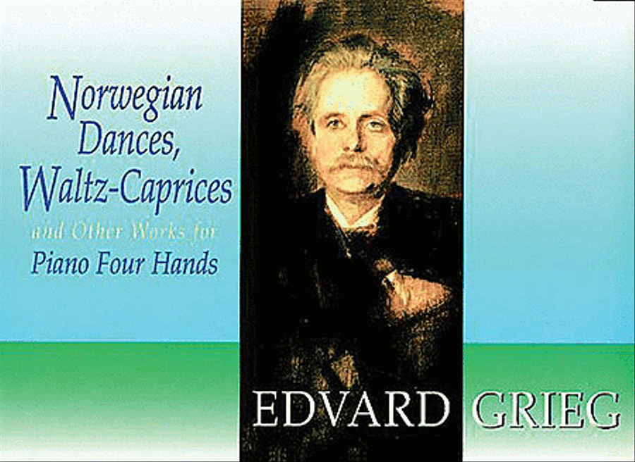 Norwegian Dances, Waltz-Caprices, and Other Works for Piano Four Hands Small Ensemble scores gallery preview page 1