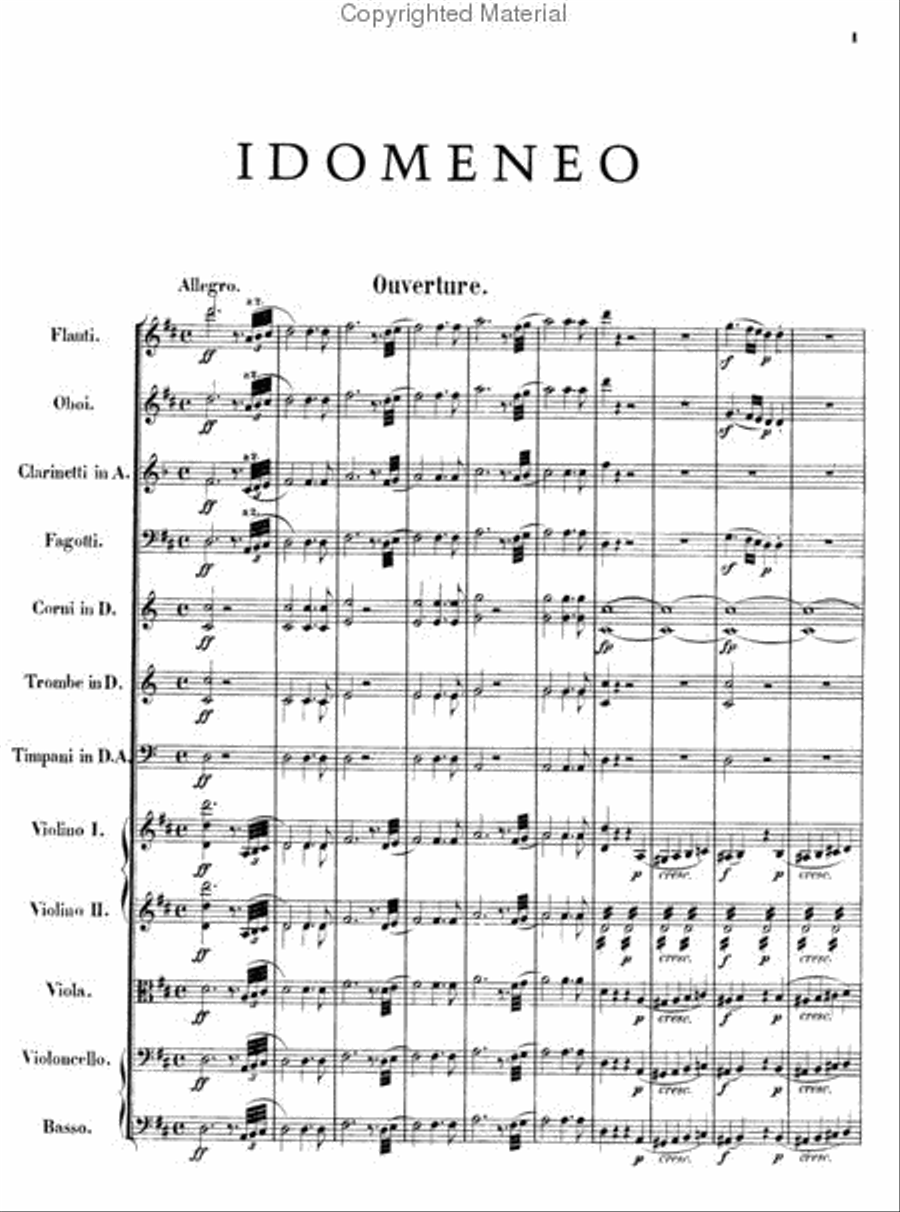 Idomeneo Voice scores gallery preview page 2