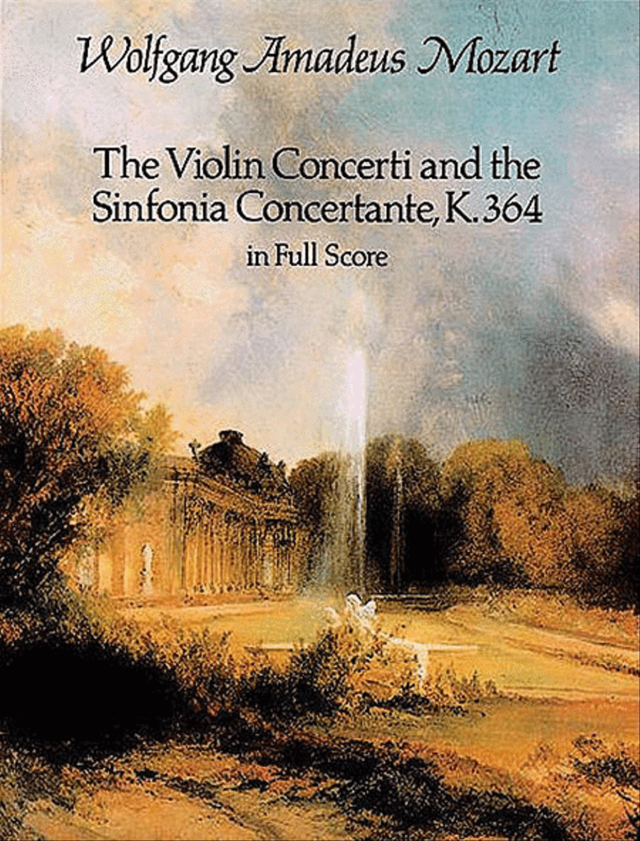 Violin Concerti and Sinfonia Concertante, K. 364 Full Orchestra scores gallery preview page 1