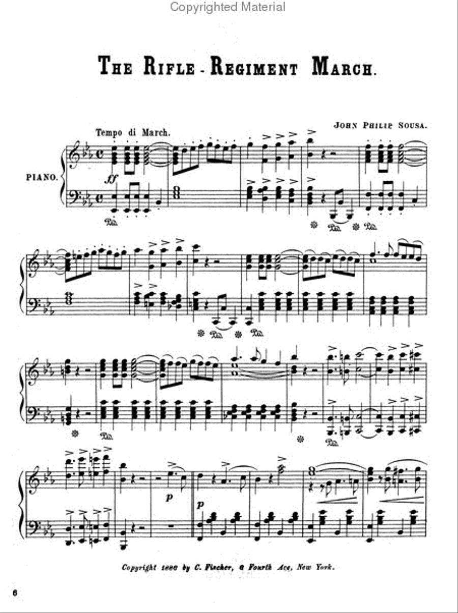 Sousa's Great Marches In Piano Transcription Piano Solo scores gallery preview page 3