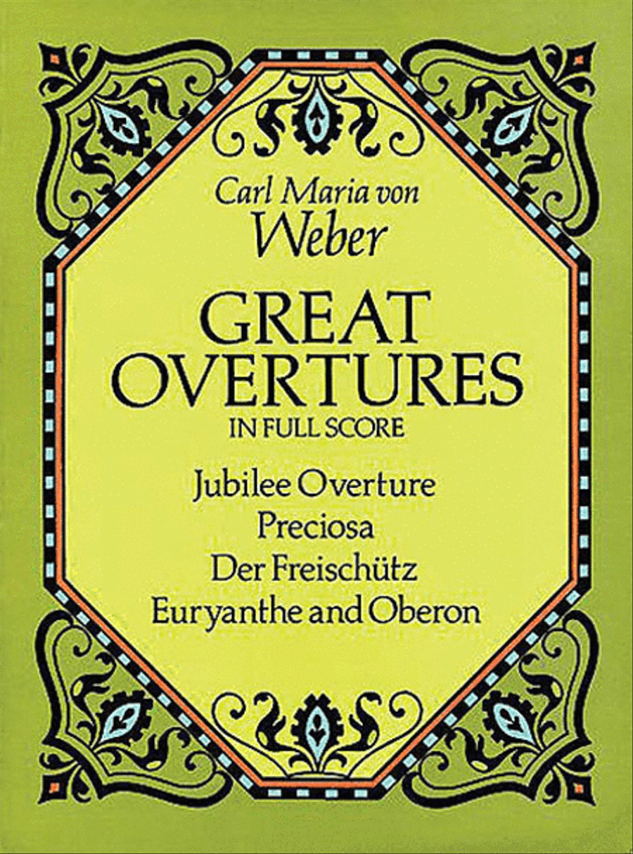 Great Overtures in Full Score Full Orchestra scores gallery preview page 1