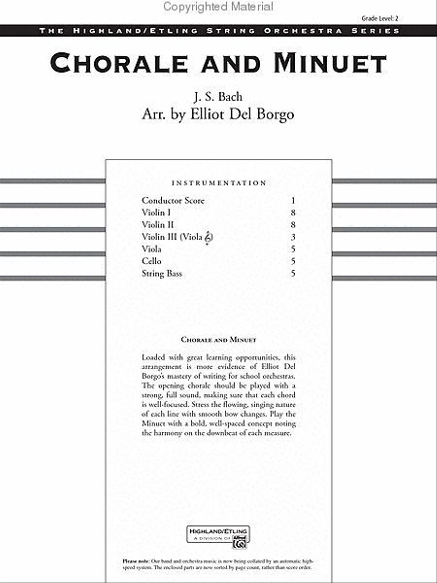 Chorale and Minuet Chorale and Minuet String Orchestra scores gallery preview page 14