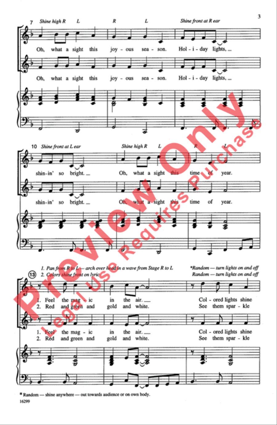 Holiday Lights Holiday Lights 2-Part scores gallery preview page 3