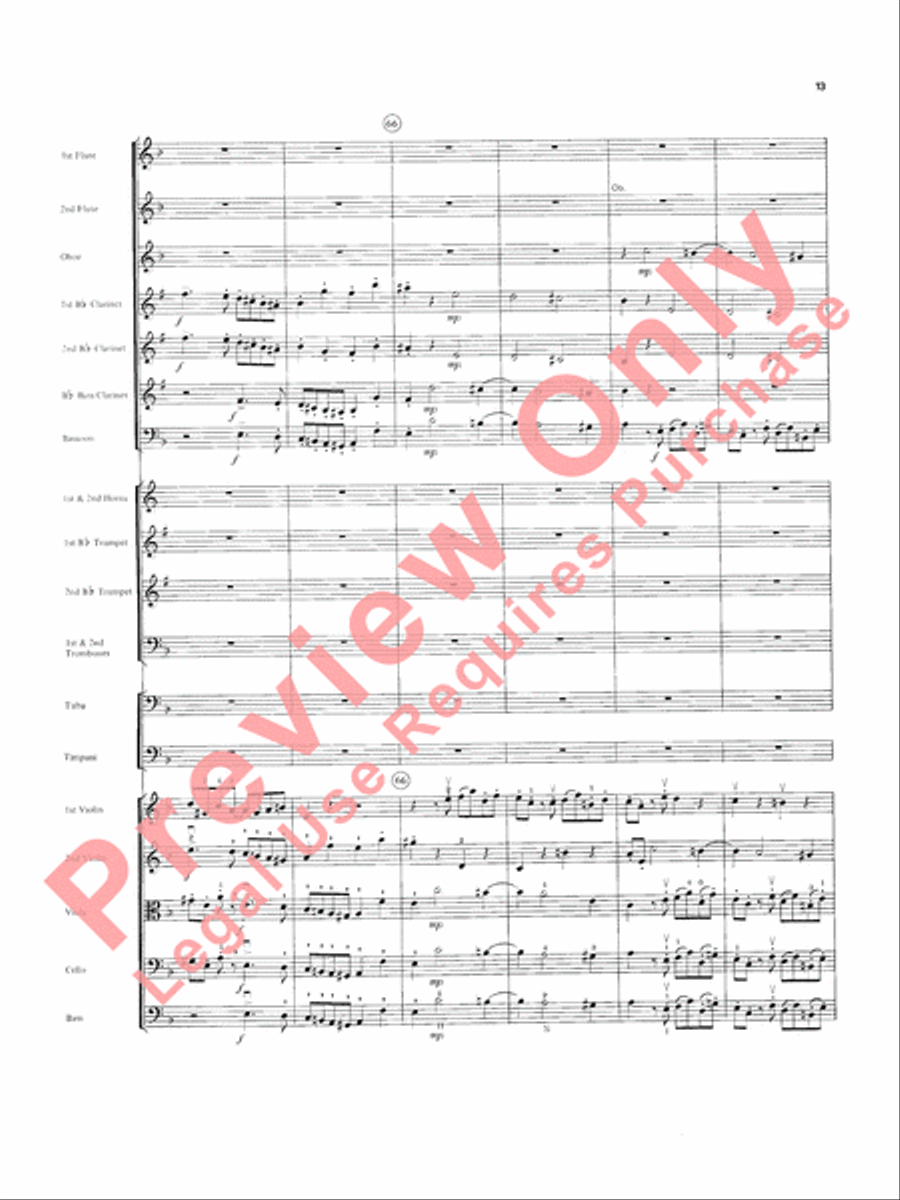 Overture in D minor (Concerto Grosso) Full Orchestra scores gallery preview page 14