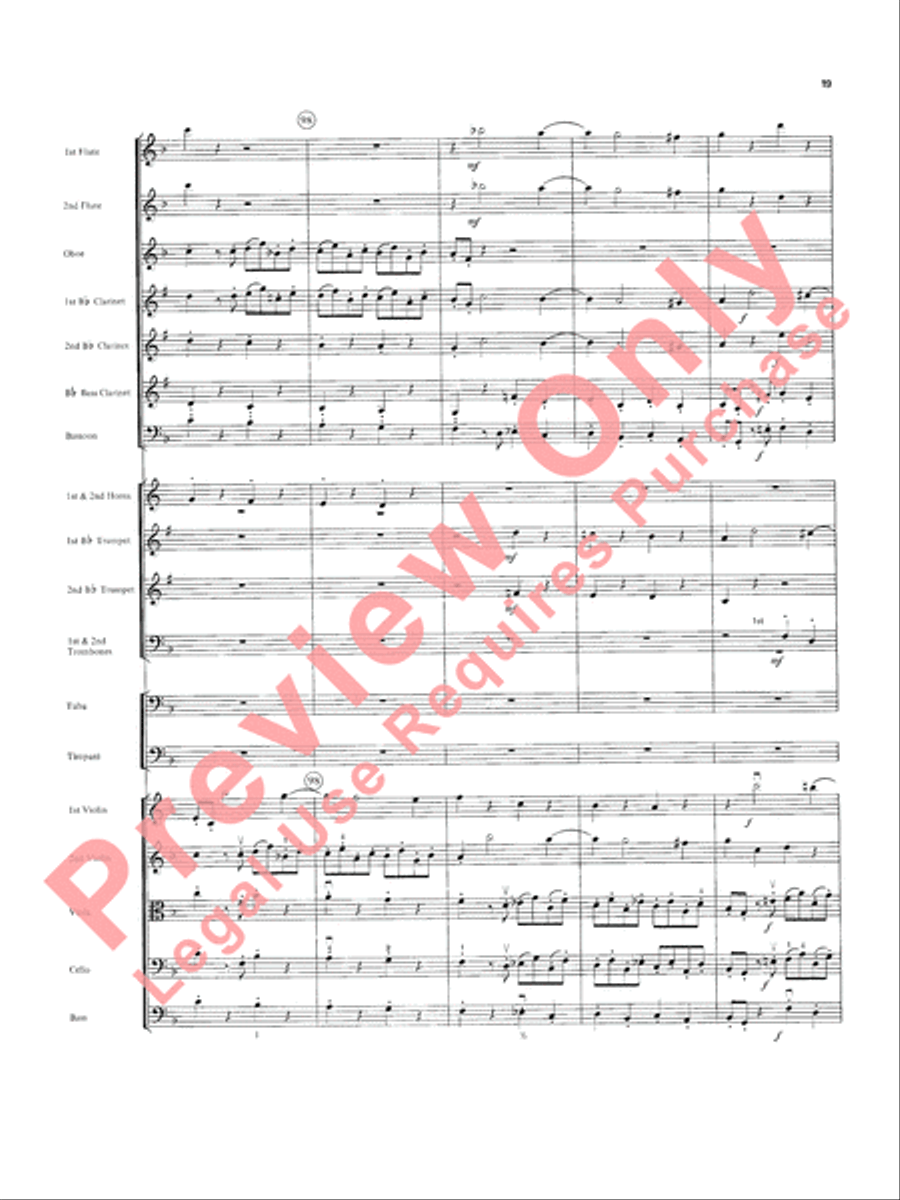 Overture in D minor (Concerto Grosso) Full Orchestra scores gallery preview page 20
