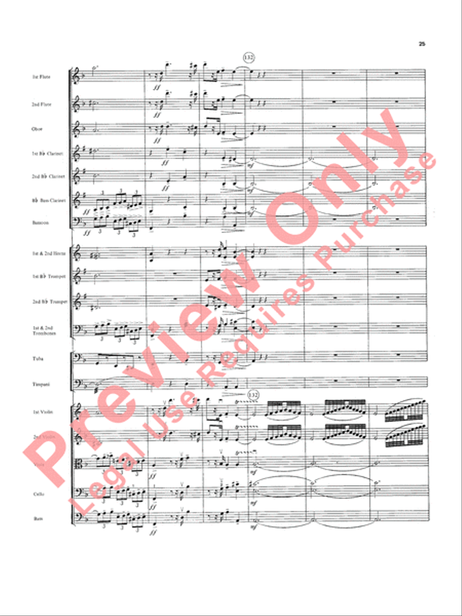 Overture in D minor (Concerto Grosso) Full Orchestra scores gallery preview page 26