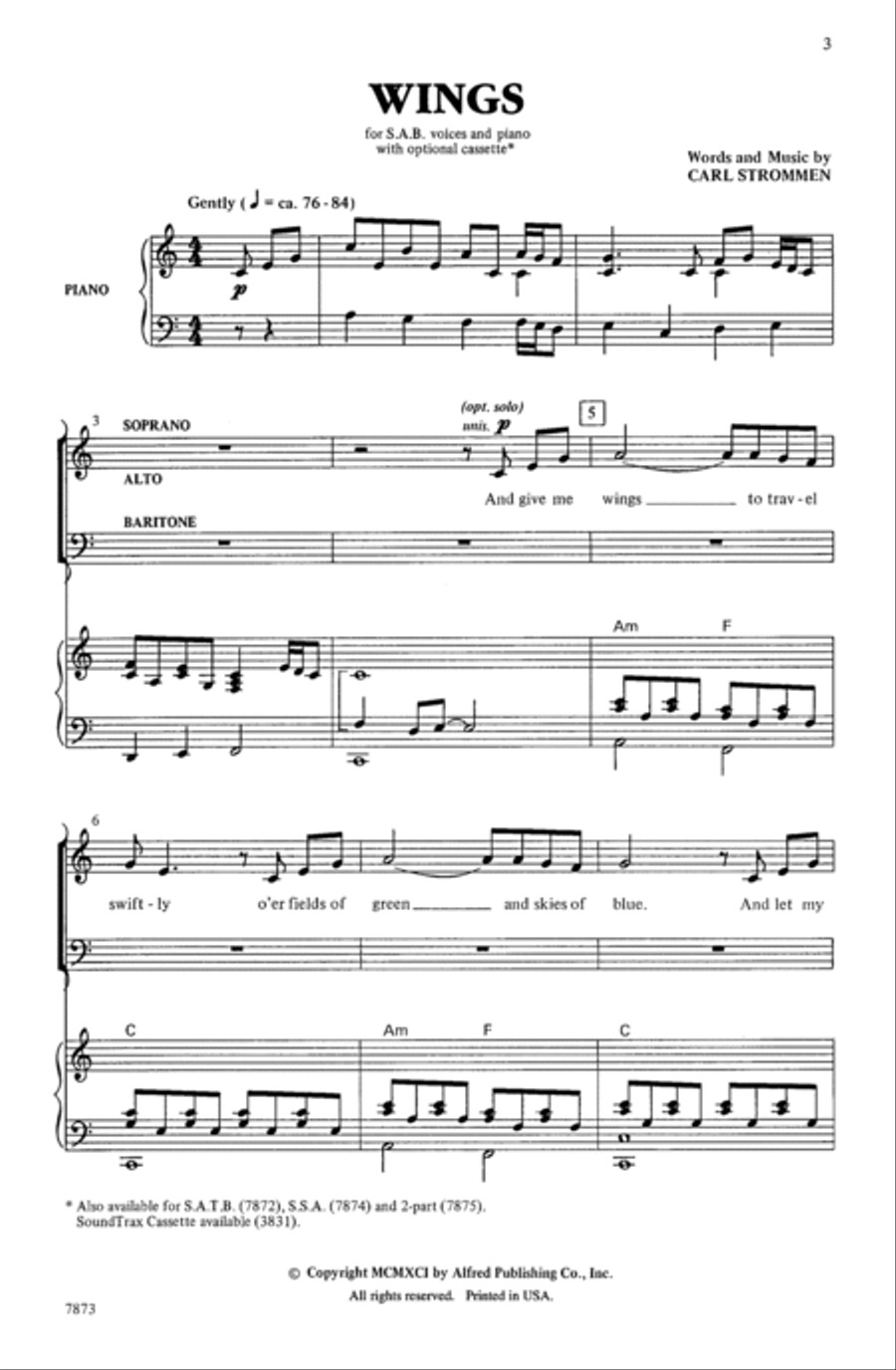 Wings Wings 3-Part scores gallery preview page 2