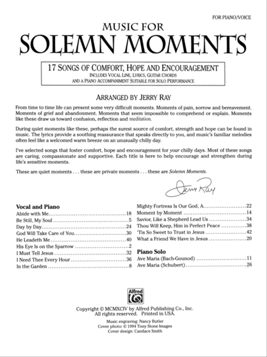 Music for Solemn Moments Music for Solemn Moments Piano, Vocal scores gallery preview page 5
