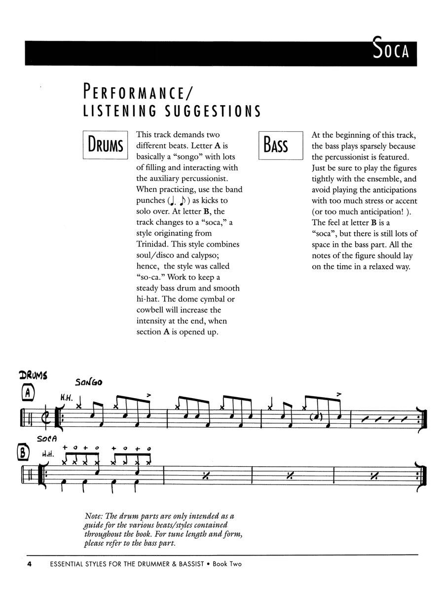Essential Styles for the Drummer and Bassist, Book 2 Drum Set scores gallery preview page 3