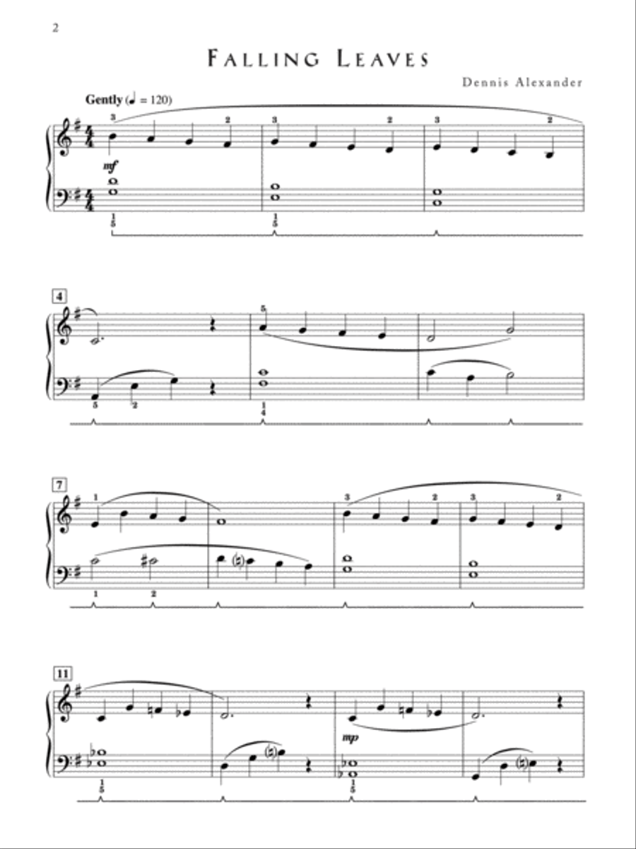 Mr. A Presents First Lyric Pieces, Book 1 Easy Piano scores gallery preview page 3