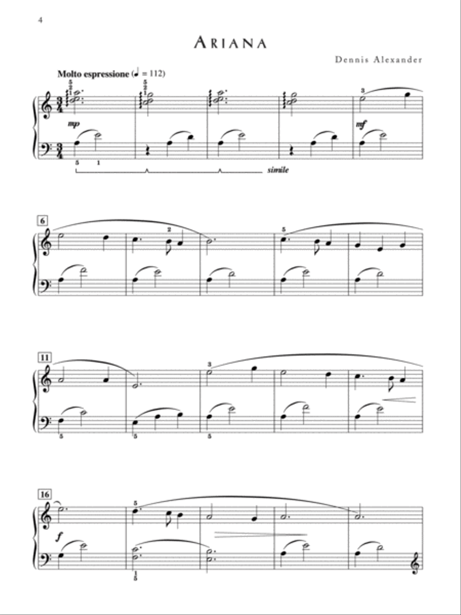 Mr. A Presents First Lyric Pieces, Book 1 Easy Piano scores gallery preview page 7