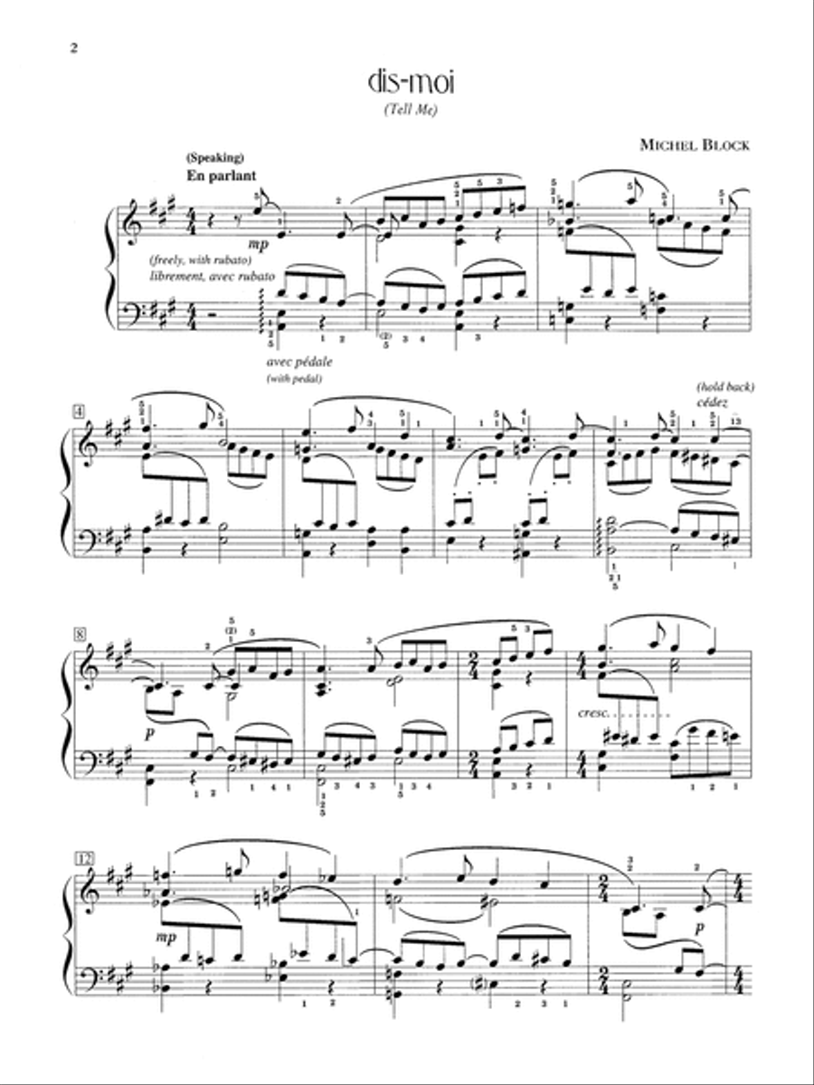 Un beau jour Piano Solo scores gallery preview page 3