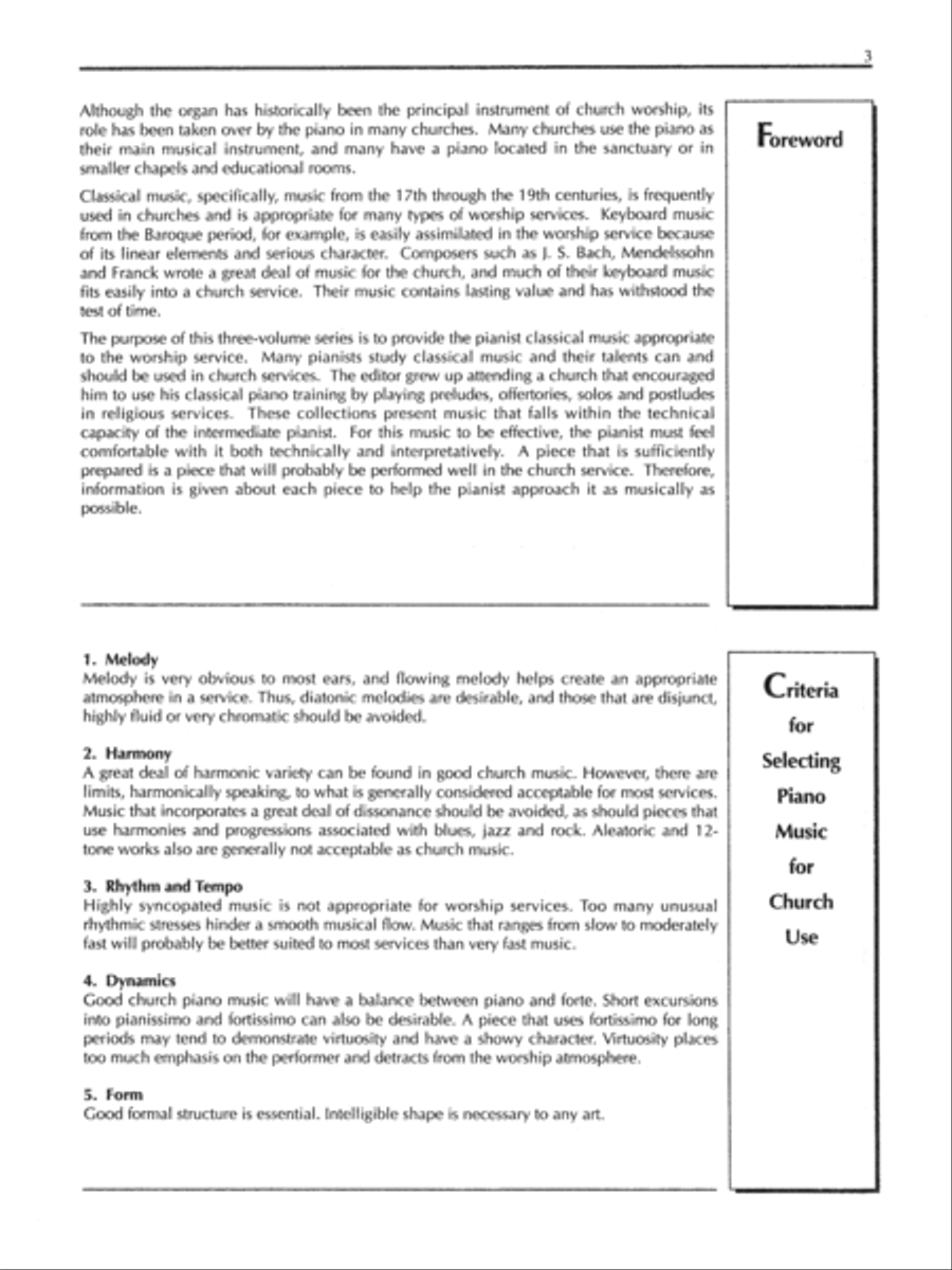 Classical Music for the Church Service, Volume 2 Piano Solo scores gallery preview page 3