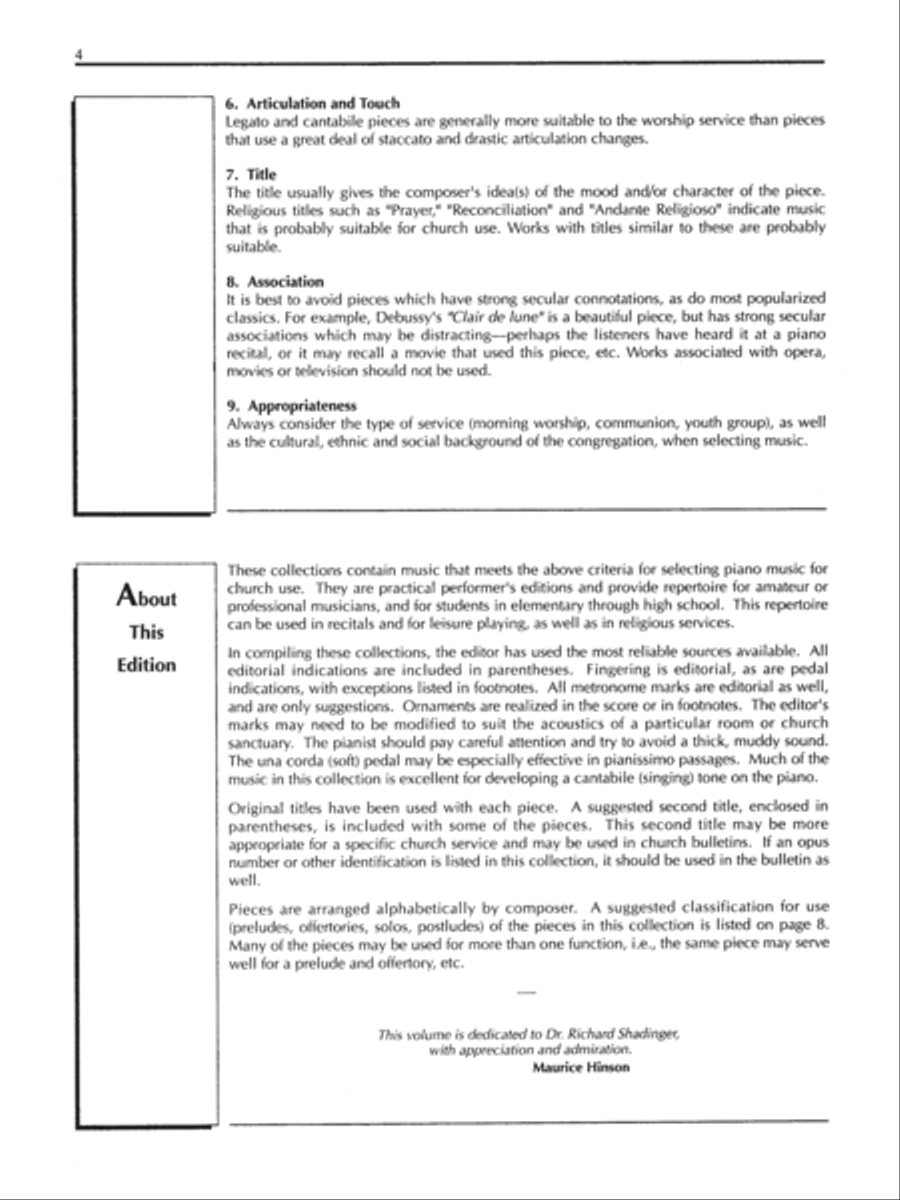 Classical Music for the Church Service, Volume 2 Piano Solo scores gallery preview page 4