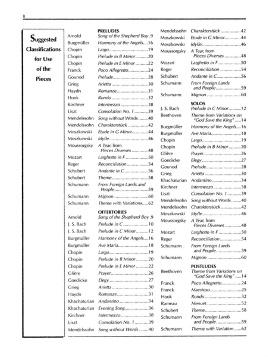 Classical Music for the Church Service, Volume 2 Piano Solo scores gallery preview page 8