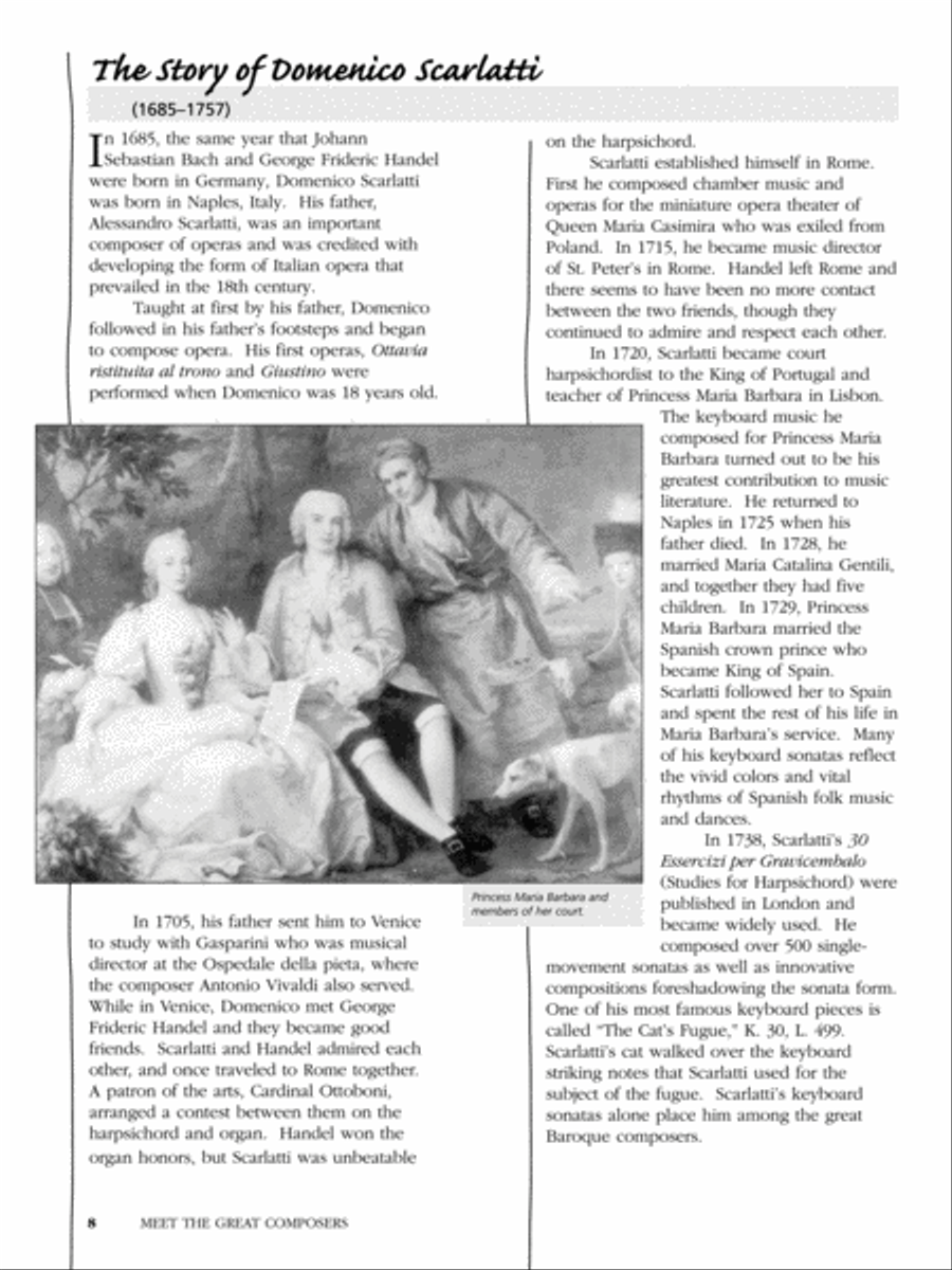 Meet the Great Composers, Book 1 Piano Solo scores gallery preview page 4