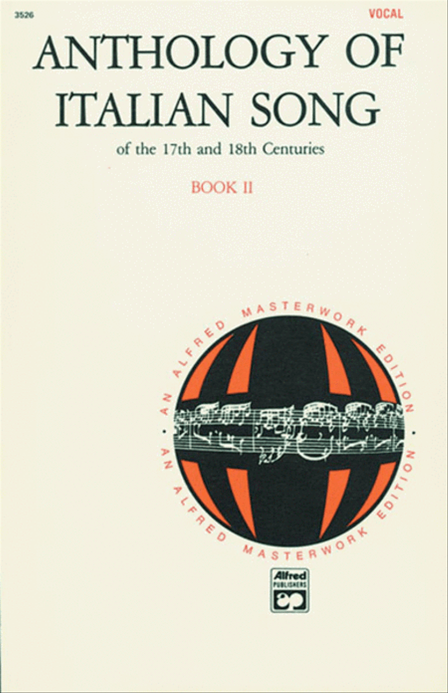 Anthology of Italian Songs of the 17th and 18th Centuries - Book II Voice - Sheet Music