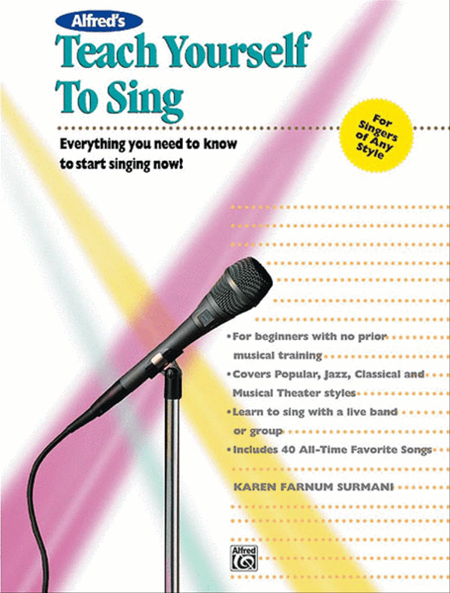 Teach Yourself To Sing - Book/CD Voice scores gallery preview page 1