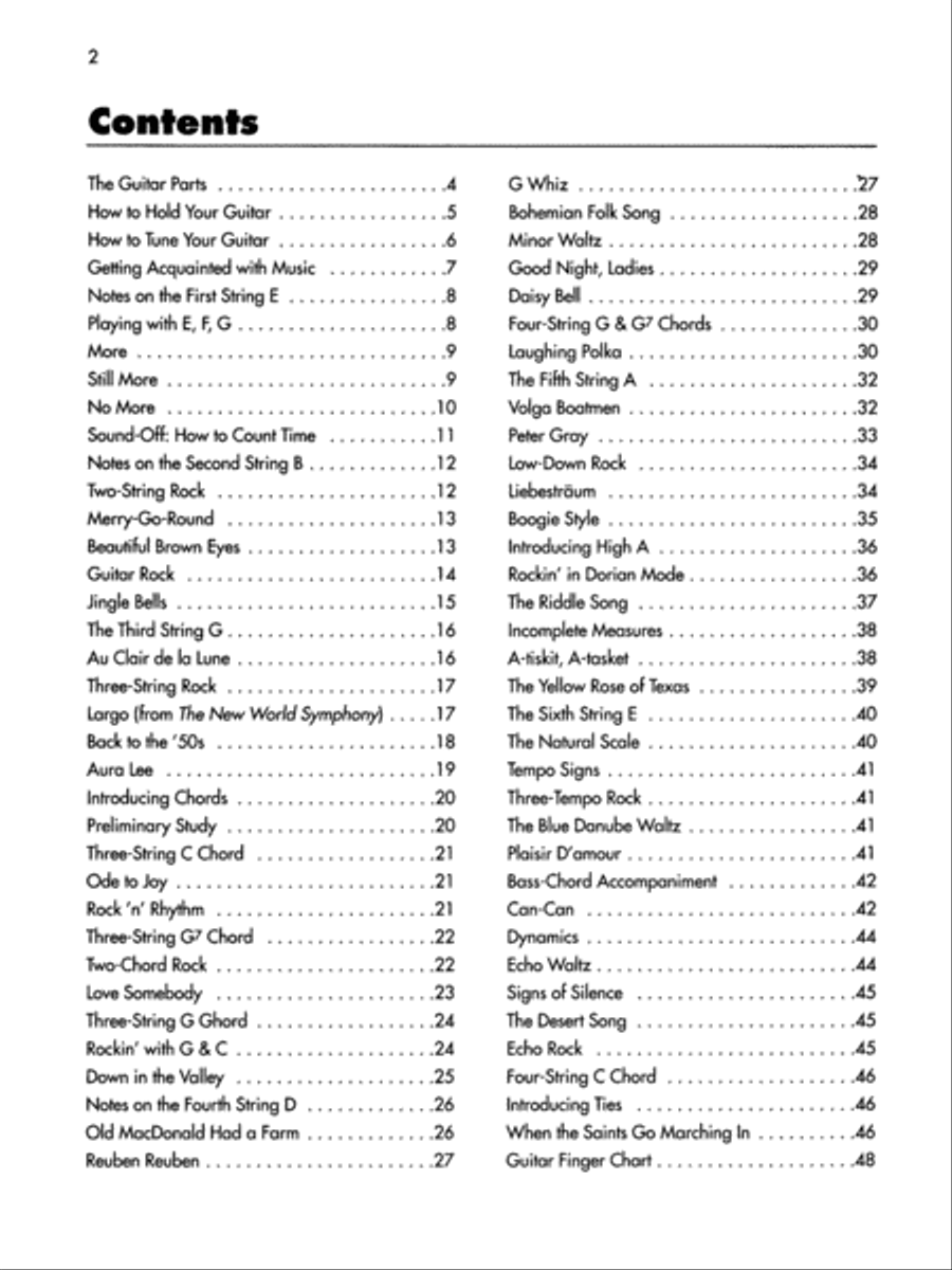Basix Guitar Method, Book 1 Easy Guitar scores gallery preview page 4